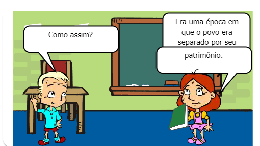 Um breve diálogo entre dois colegas sobre os períodos históricos da Educação do Campo no Brasil.