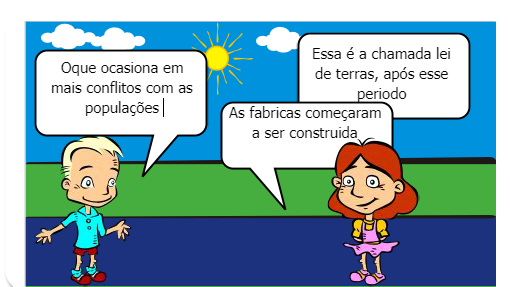 para conseguir um pedaço de terra, teriam que desembolsar quantias de dinheiro. assim o Brasil teria direito de propriedade privada. 