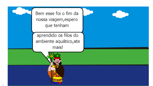 A mãe natureza vai apresentar alguns filos e subfilos do ambiente aquático.