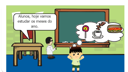 O meu dia na escola