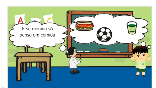O meu dia na escola