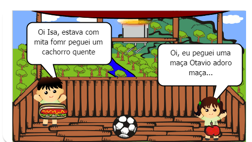 O meu dia na escola