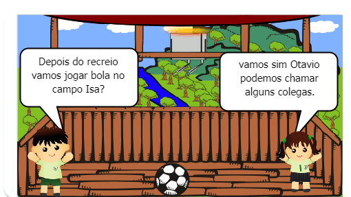 O meu dia na escola