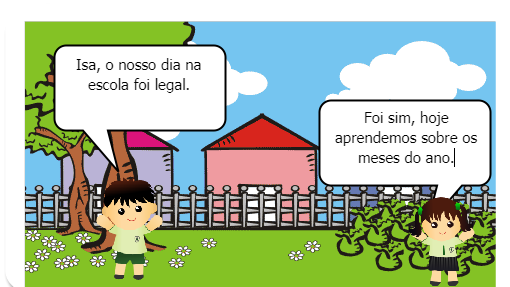 O meu dia na escola