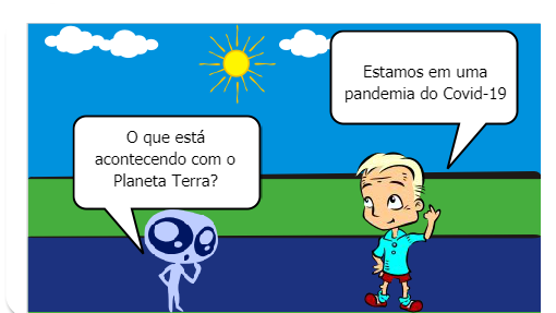 O Alien vem saber o que está acontecendo no Planeta Terra