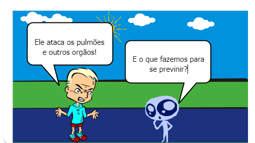 O Alien vem saber o que está acontecendo no Planeta Terra