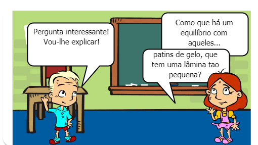 O equilíbrio com lâminas e a física