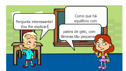 O equilíbrio com lâminas e a física