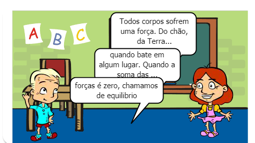 O equilíbrio com lâminas e a física