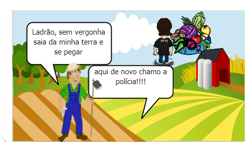 Alguns dias depois, Marcelo finalmente viu o ladrão que o roubava e para sua surpresa não era Luiz seu vizinho. 