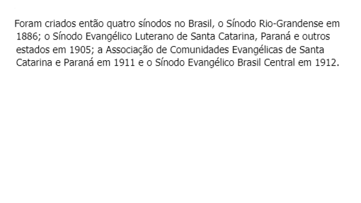 A igreja luterana no Brasil