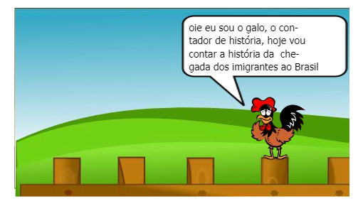 hoje vou mostrar a  chegada dos imigrantes ao Brasil, em forma de quadrinhos

