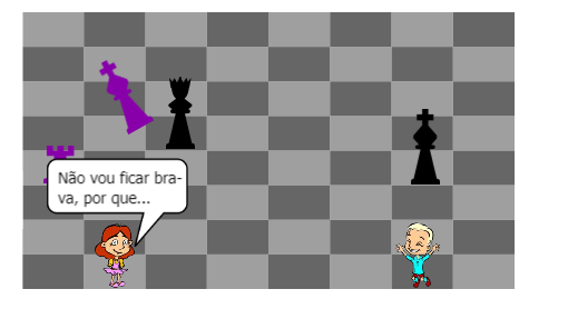 O xadrez é dificil... mas pessoas com dificuldade e é sortudo pode ganhar