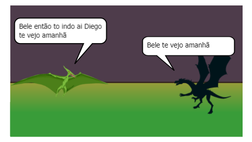 A história do dragão solitário chamado Diego<br />
que conhece o Julio o... leia a história e descubra quem eh julio