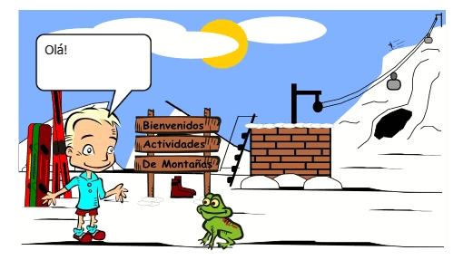 Ernesto passeava na neve quando algo incrível aconteceu!