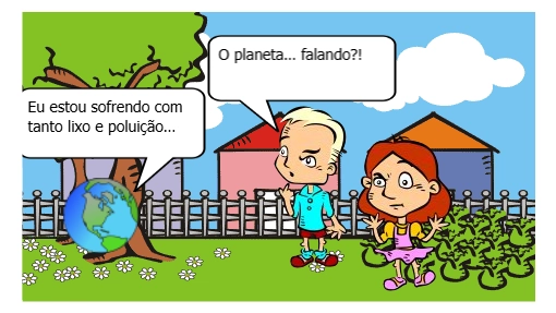 A HQ “Missão Planeta: Última Chance” apresenta, de forma criativa, o diálogo entre dois estudantes e o próprio planeta Terra, que ganha voz para alertar sobre os impactos do consumismo e da poluição. Ao longo da história, os personagens refletem sobre o descarte inadequado e o uso excessivo de recursos naturais, destacando que a Química pode contribuir tanto para os problemas quanto para as soluções ambientais. A narrativa promove a conscientização e incentiva atitudes mais responsáveis, como o consumo consciente e a preservação do meio ambiente.