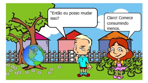 A HQ “Missão Planeta: Última Chance” apresenta, de forma criativa, o diálogo entre dois estudantes e o próprio planeta Terra, que ganha voz para alertar sobre os impactos do consumismo e da poluição. Ao longo da história, os personagens refletem sobre o descarte inadequado e o uso excessivo de recursos naturais, destacando que a Química pode contribuir tanto para os problemas quanto para as soluções ambientais. A narrativa promove a conscientização e incentiva atitudes mais responsáveis, como o consumo consciente e a preservação do meio ambiente.