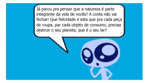 Extraterrestre visita a terra e tenta entender o comportamento do povo