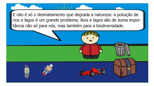 HQ sobre a relação entre a degradação ambiental e a sociedade de consumo