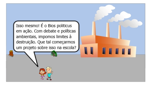 Os dois caminhando juntos, com expressões de determinação.